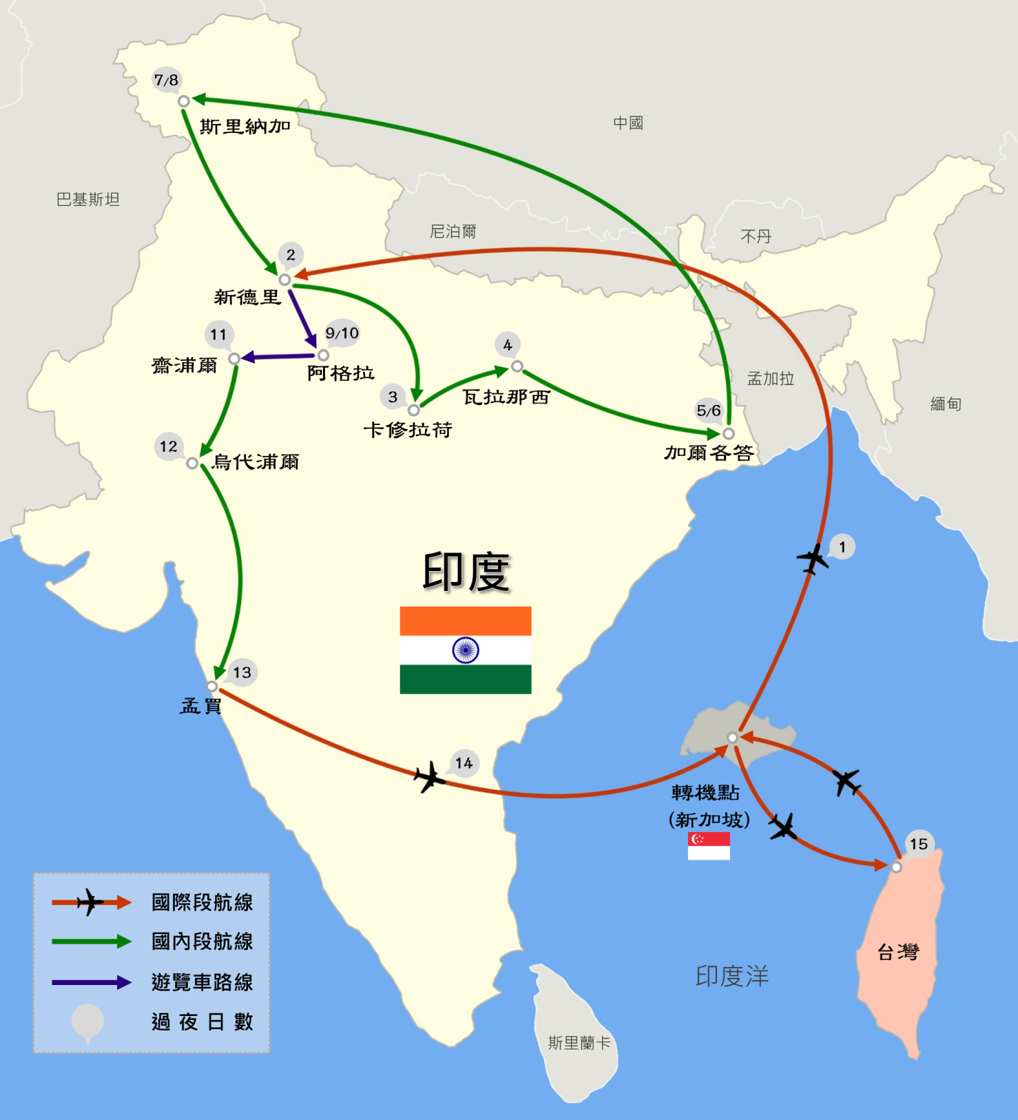 印度地圖